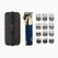Aparat de tuns părul Super-X Metal Series Auriu & Albastru Marin, 12 accesorii, E992E,   BaByliss