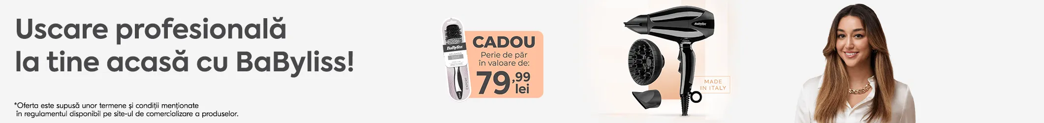 Campanie BaByliss uscatoare produse