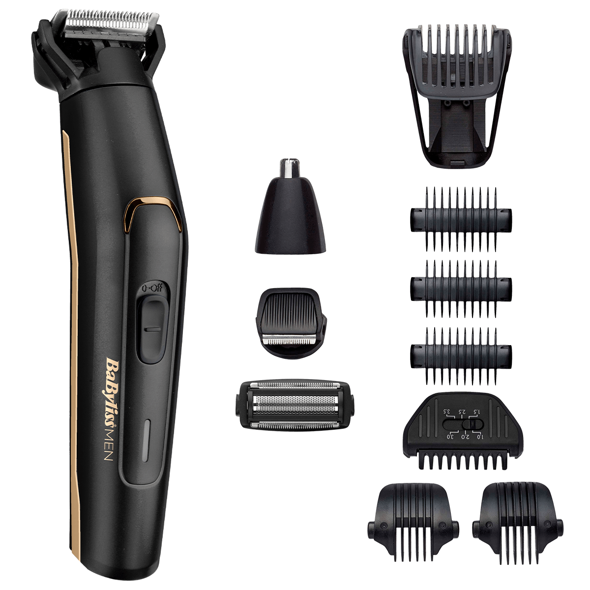 Set aparat de tuns si ras MT860E Carbon Titanium 11in1 Multi Trimmer, Black