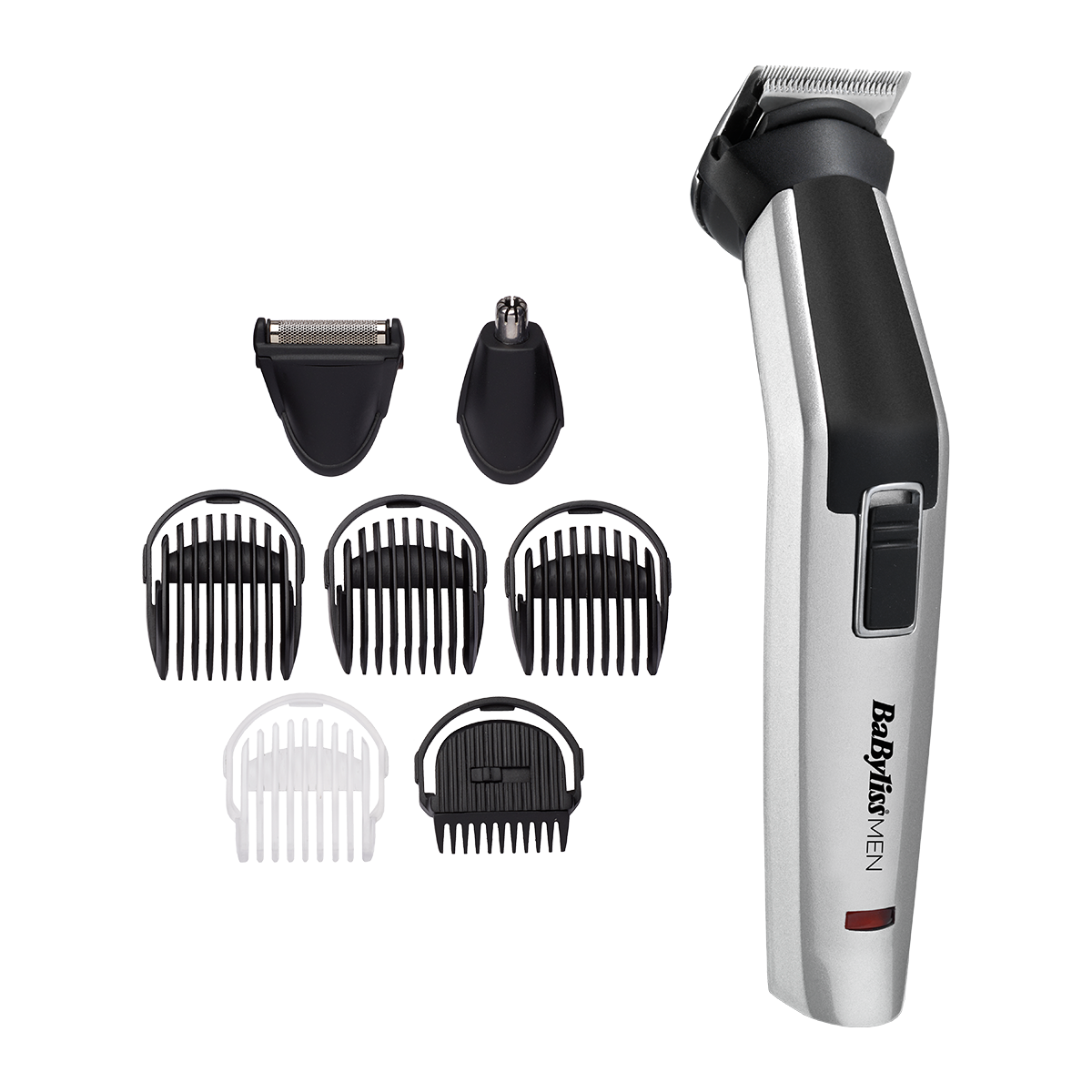 Set Aparat De Tuns Si Ras Multi Trimmer Titanium 8in1 Mt726e Babyliss