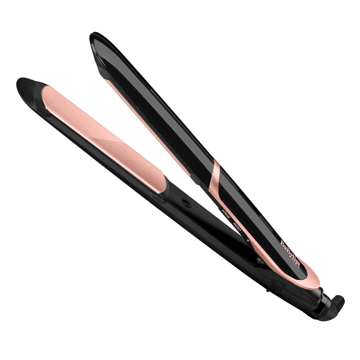 Placa de par Super Smooth 235 Negru/ Gold Rose ST391E, BaByliss