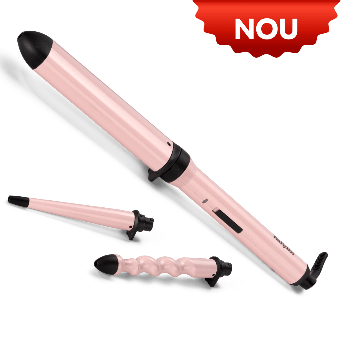 Ondulator de par Multistyler Curl & Wave MS750E, 3 accesorii BaByliss