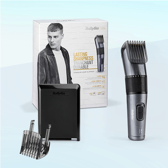 Aparat de tuns parul Titanium Clipper E976E, BaByliss