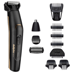 Set aparat de tuns și ras MT860E Carbon Titanium 11in1 Multi Trimmer, Black BaByliss