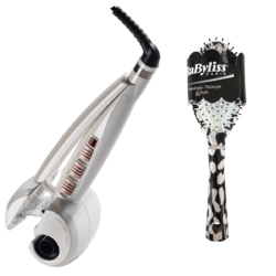 Ondulator Automat Ionic Curl Secret Reversible Pearl White + perie C1201E BaByliss