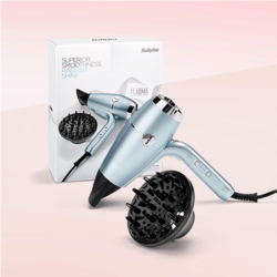 Uscător de păr Hydro Fusion 2100W D773DE, Tehnologie Plasmă,  BaByliss