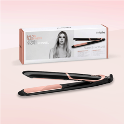 Placă de păr Super Smooth 235° Negru/ Roz Auriu ST391E, BaByliss