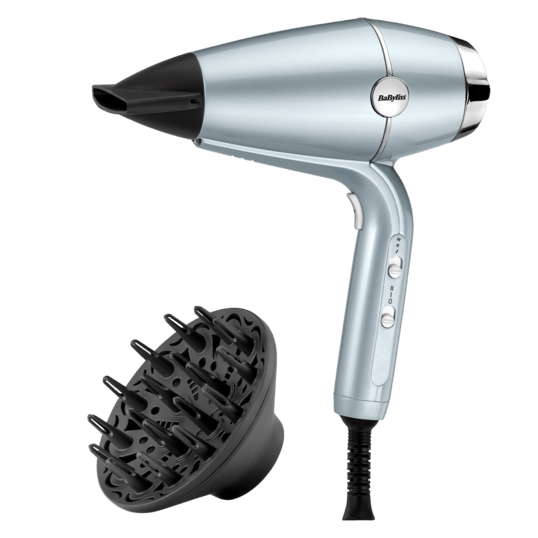 Uscător de păr Hydro Fusion 2100W D773DE, Tehnologie Plasmă,  BaByliss