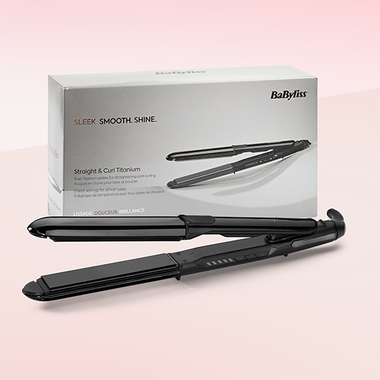 Placa de păr 2 in 1  Straight & Curl Titanium  ST486E BaByliss