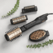 Perie rotativă Big Hair Luxe 650W + 4 accesorii AS970E Negru mat/Auriu  BaByliss